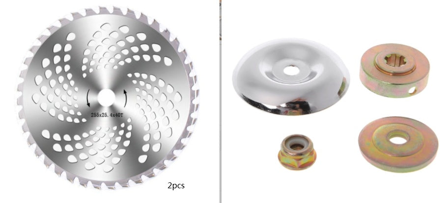 Lawn Mower Blade Straight Blade Alloy Head Circular Saw Blade 40 Teeth 60 Teeth 80 Teeth Garden Accessories General