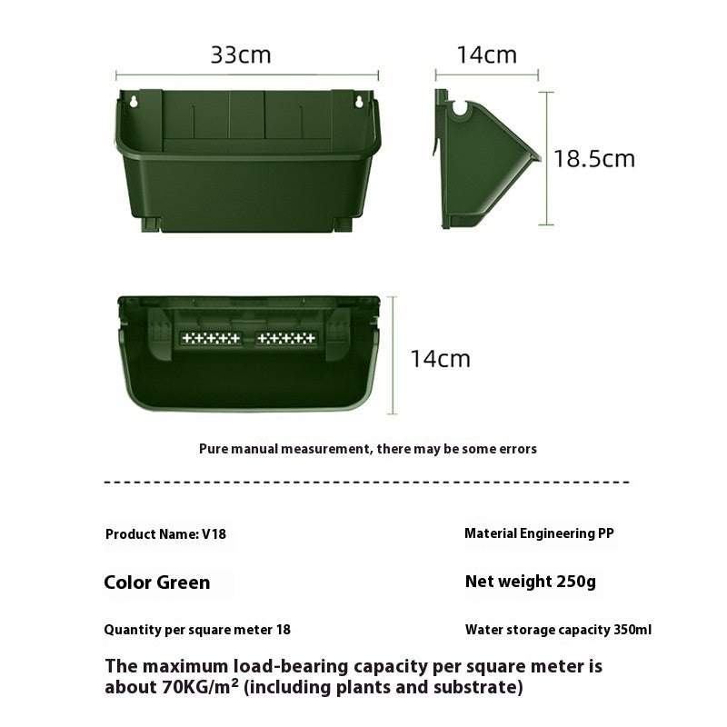 Flower Pot Stereo Plant Wall Planting Box