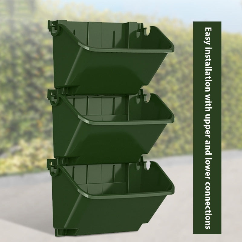 Flower Pot Stereo Plant Wall Planting Box
