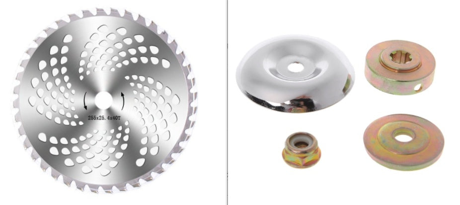 Lawn Mower Blade Straight Blade Alloy Head Circular Saw Blade 40 Teeth 60 Teeth 80 Teeth Garden Accessories General